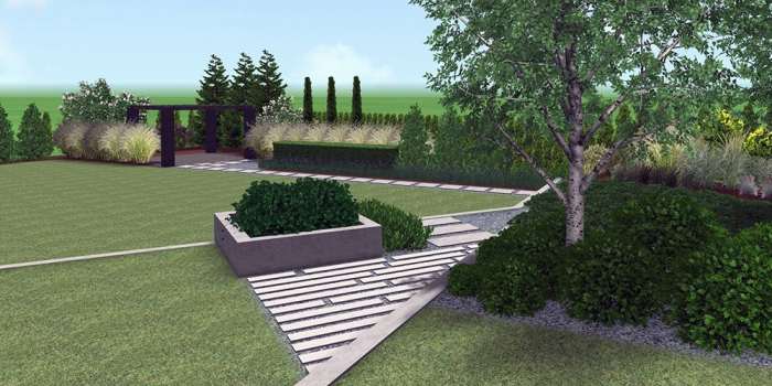 moderní zahrada návrh, zahradní architekt praha, návrhy zahrad praha